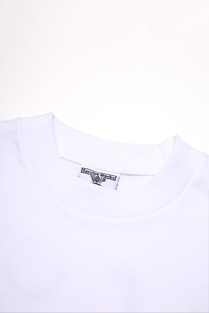 Service Works - Wine Spill Tee - White