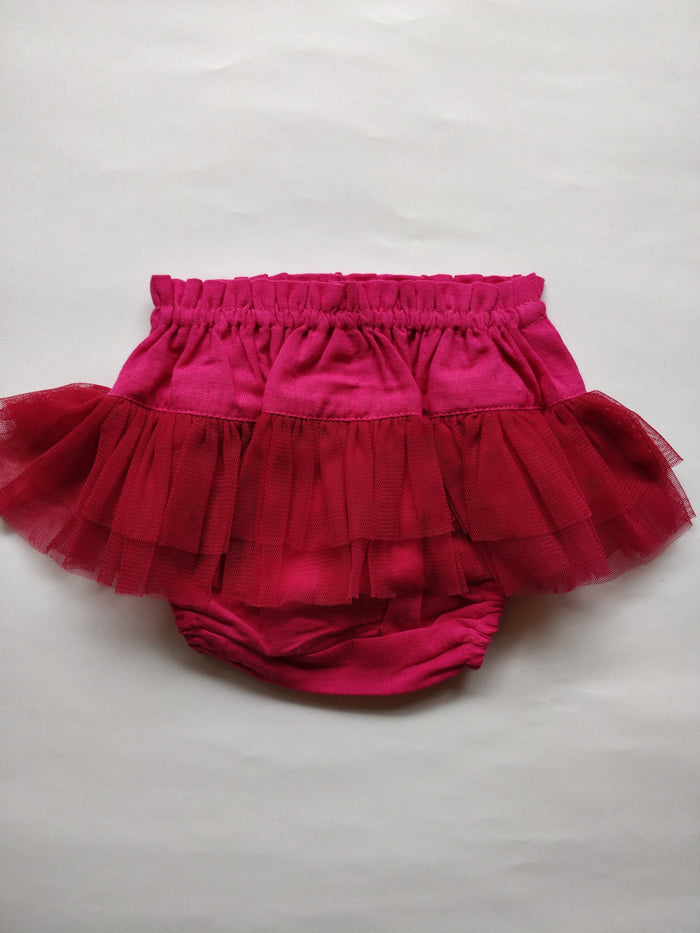 Set of 5 - Diaper Cover with Tulle Net Ruffles diaper covers Yo Baby Wholesale