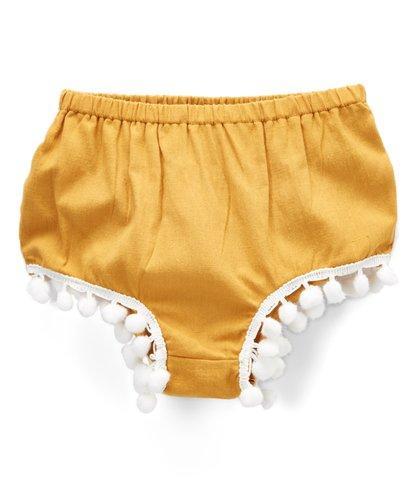 Set of 5 - Diaper Covers with Pom-Pom Lace Detail diaper covers Yo Baby Wholesale