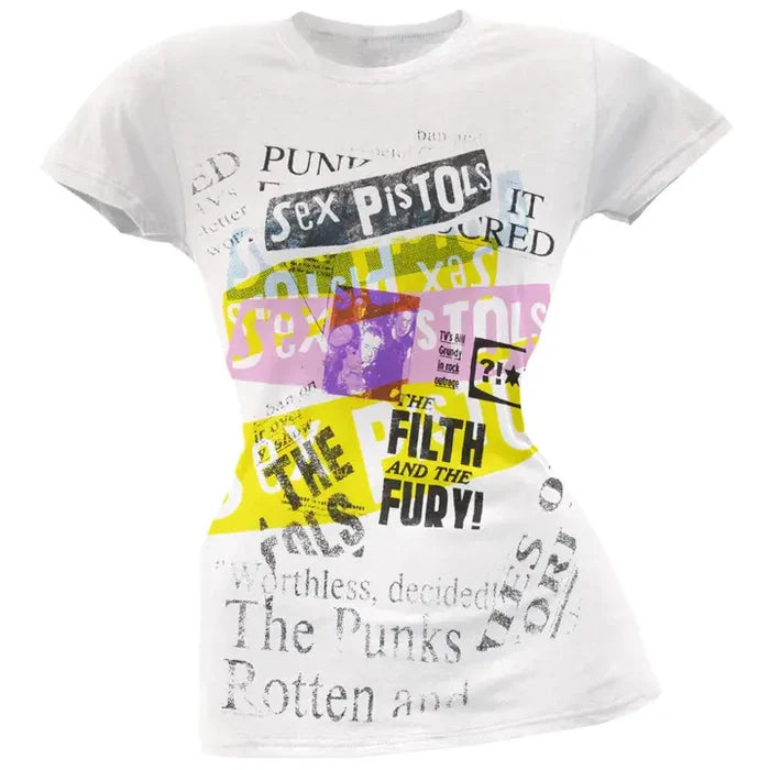 Sex Pistols Filth Womens Fitted Tee