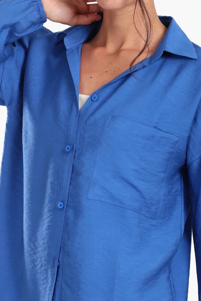 Shirt with Elastic Cuffs