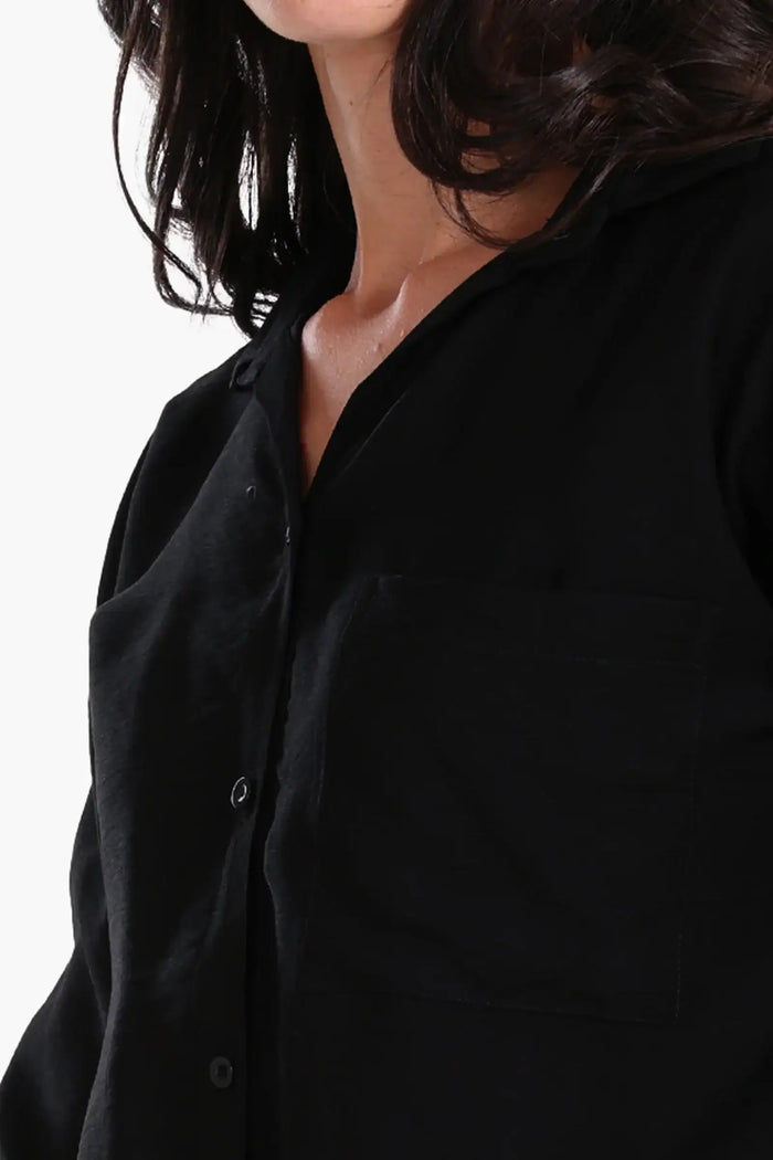 Shirt with Elastic Cuffs