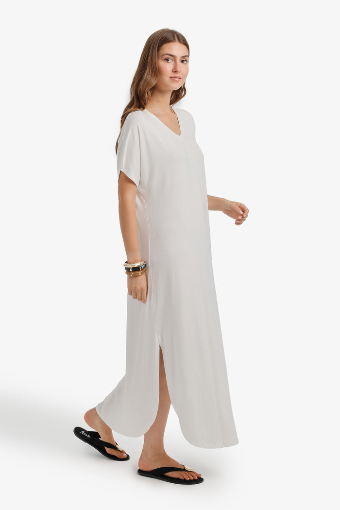 Side-Slit Lounge Dress