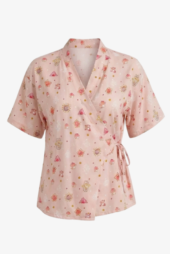 Side Tie Wrap Pyjama Set
