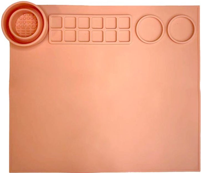 Silicone Arts & Crafts Mat with Collapsible Cup Feeding Set Yo Baby Wholesale
