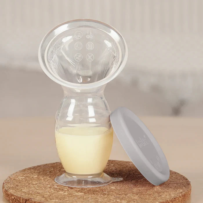 Silicone Breast Pump with Suction Base & Silicone Cap Gift Box (Generation 2 150ml)