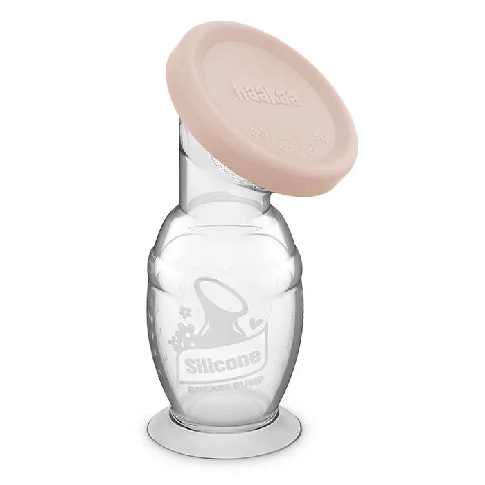 Silicone Breast Pump with Suction Base & Silicone Cap Gift Box (Generation 2 150ml)