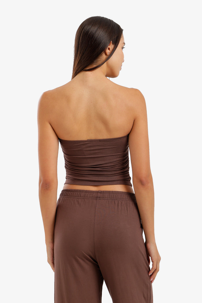 Sleeveless Cropped Lounge Top