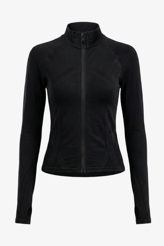 Slim Fit Jacket with Thumbholes