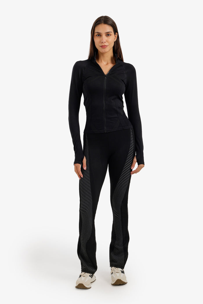 Slim Fit Jacket with Thumbholes