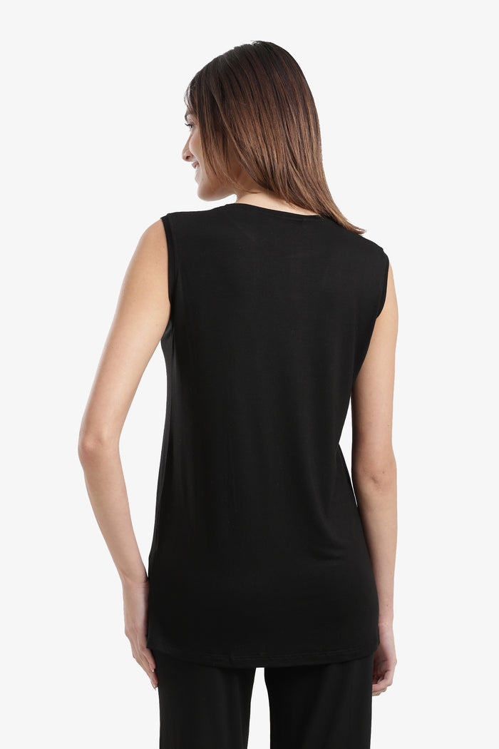 Slim Fit Sleeveless T-Shirt