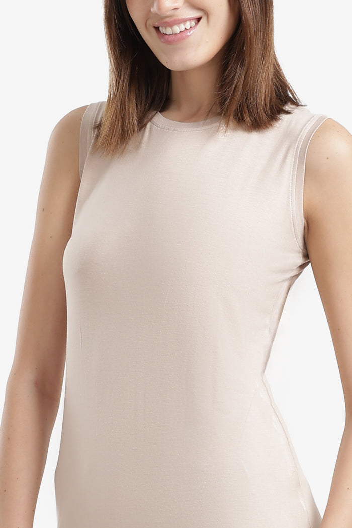 Slim Fit Sleeveless T-Shirt