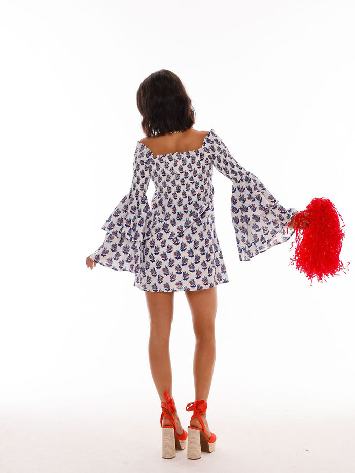 Smocked Mini - Floral Block