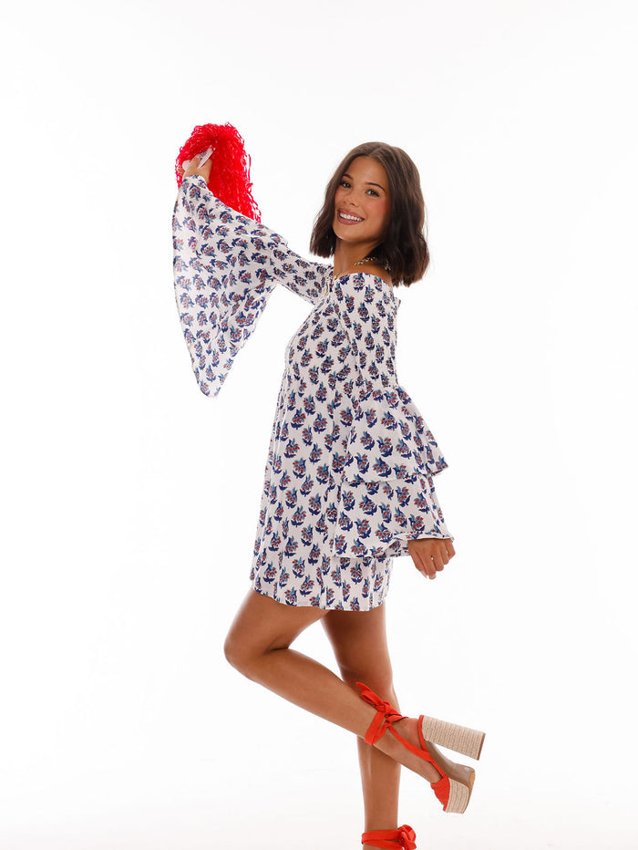 Smocked Mini - Floral Block