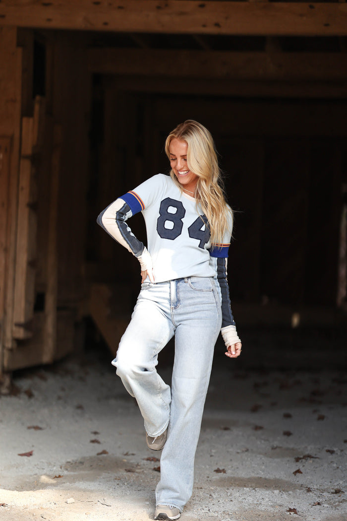 Snow Peak Tee - Ballad Blue Combo FREE PEOPLE