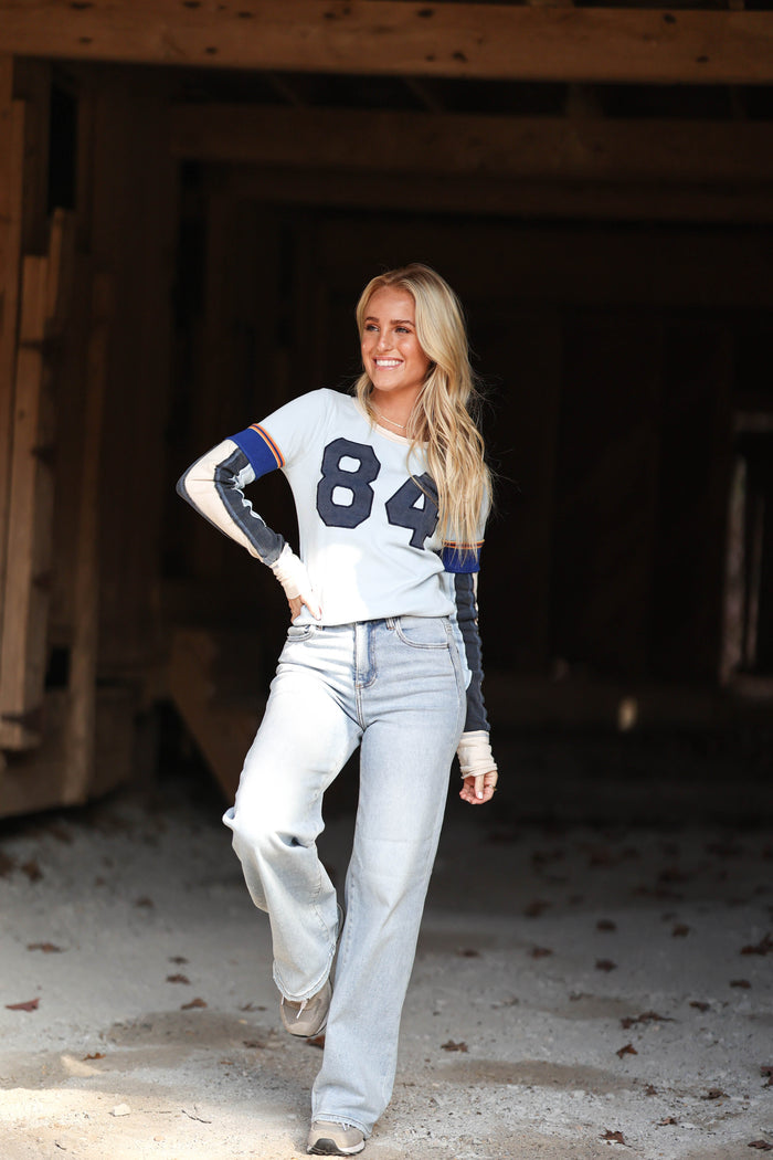 Snow Peak Tee - Ballad Blue Combo FREE PEOPLE