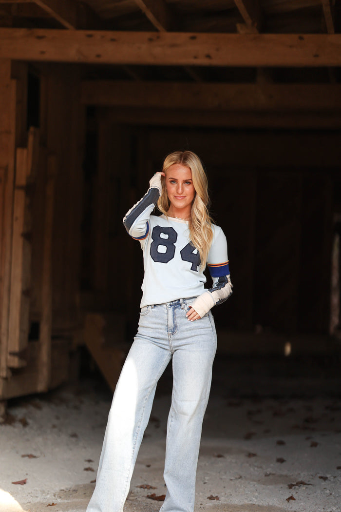 Snow Peak Tee - Ballad Blue Combo FREE PEOPLE