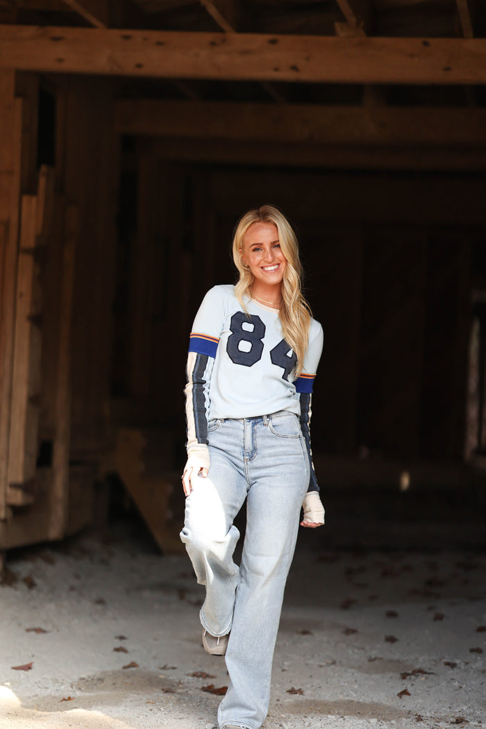 Snow Peak Tee - Ballad Blue Combo FREE PEOPLE