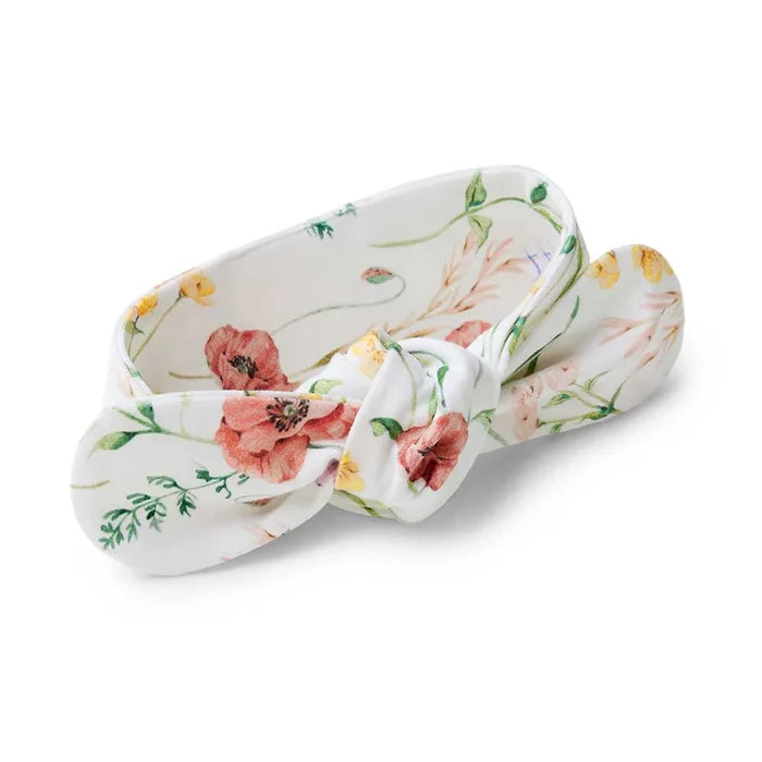 Snuggle Hunny Organic Top Knot Headband - Meadow