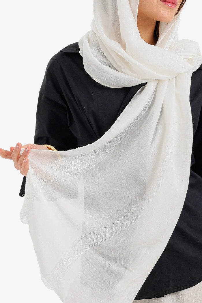 Soft Damask Style Scarf
