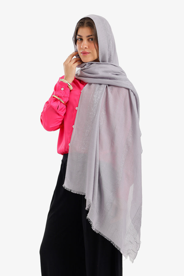 Soft Damask Style Scarf