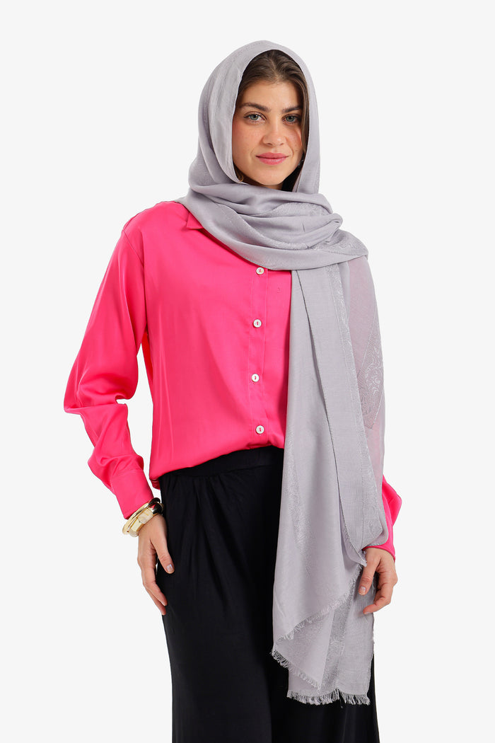 Soft Damask Style Scarf
