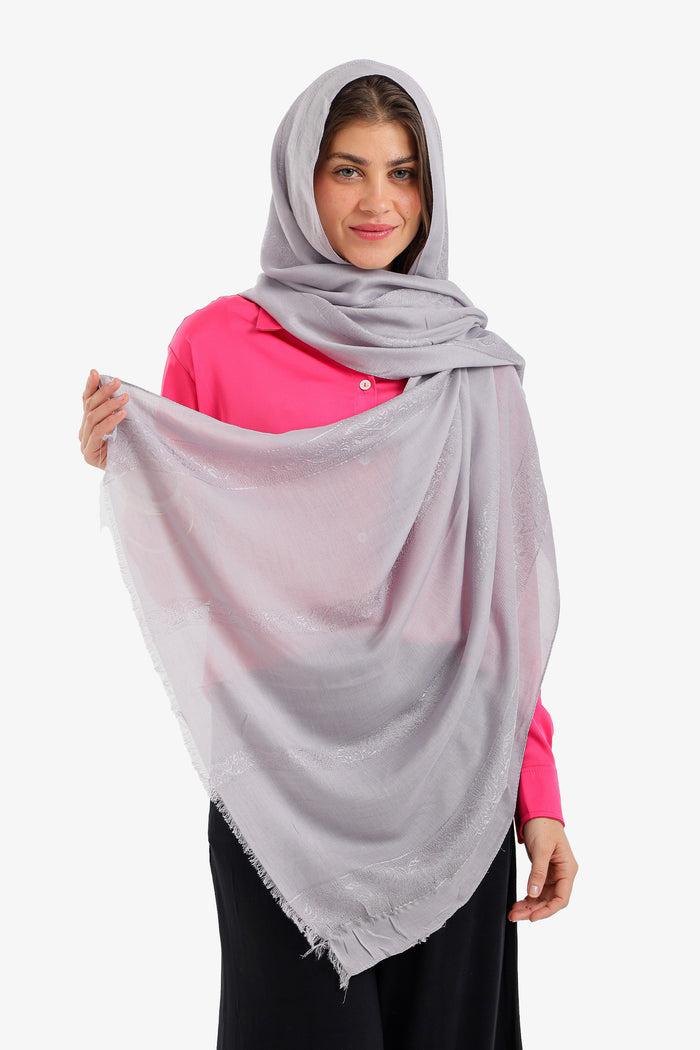 Soft Damask Style Scarf