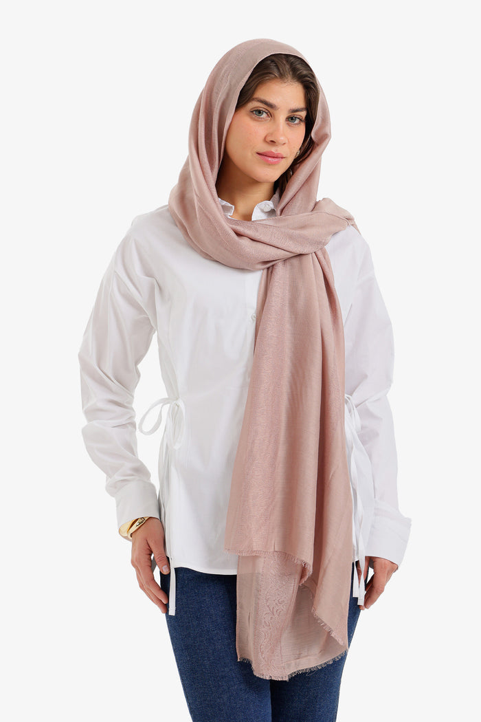 Soft Damask Style Scarf