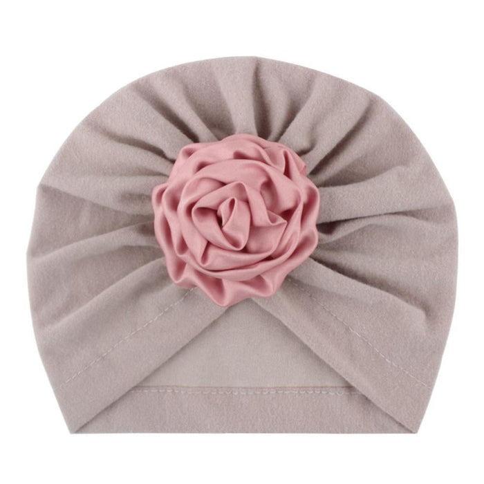 Grey With Pink Rose