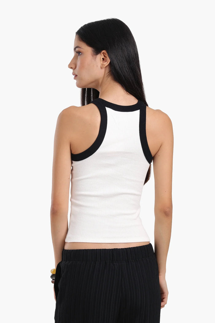 Soft Rib Racer Top