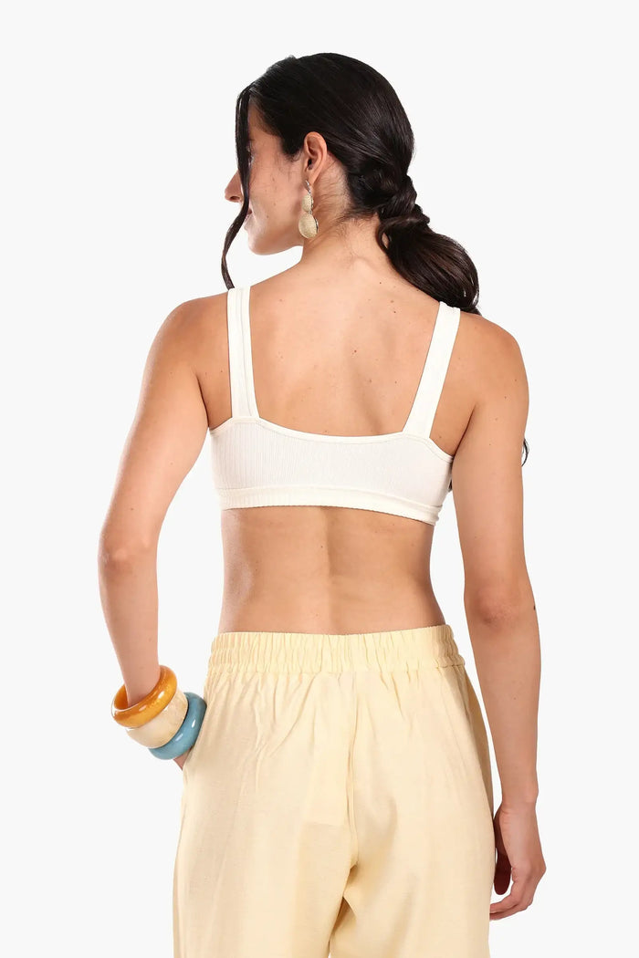 Soft V-Neck Bra