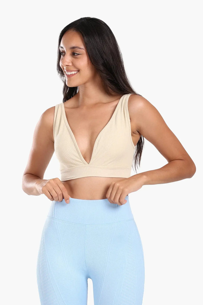 Soft V-Neck Bra