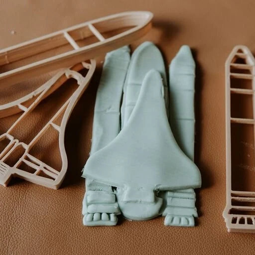 Space Shuttle Playdough/Sensory Play Eco Cutter™ Set