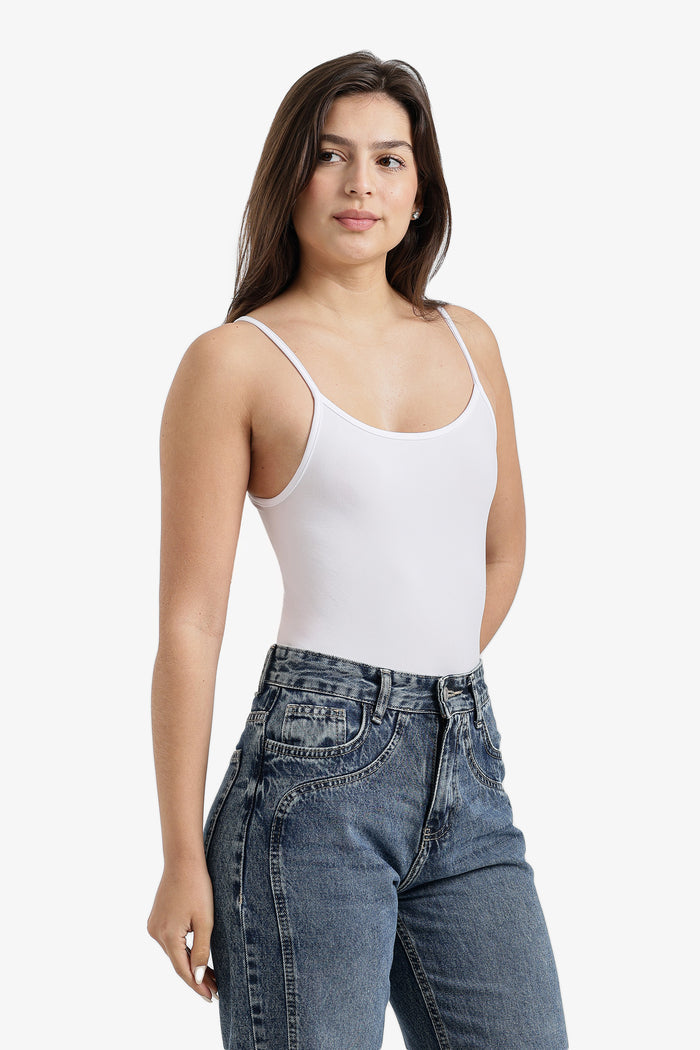 Spaghetti Strap Cami Bodysuit