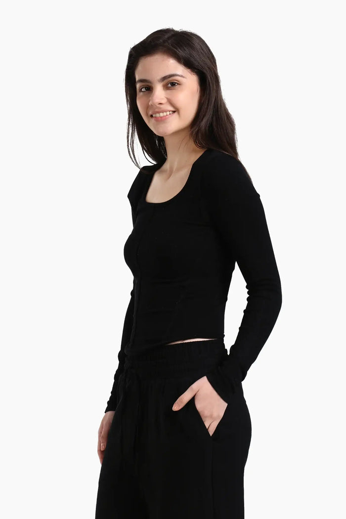 Square Neck Corset Top