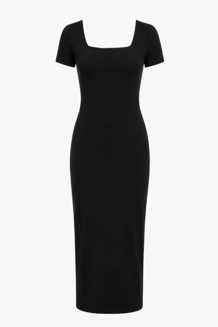 Square Neck Midi Dress