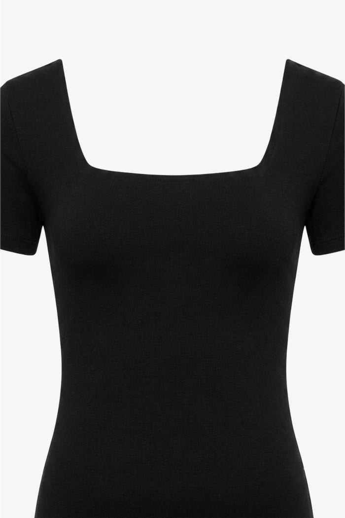 Square Neck Midi Dress