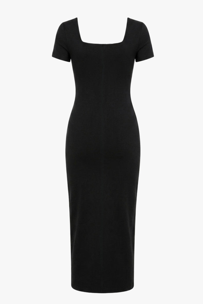 Square Neck Midi Dress