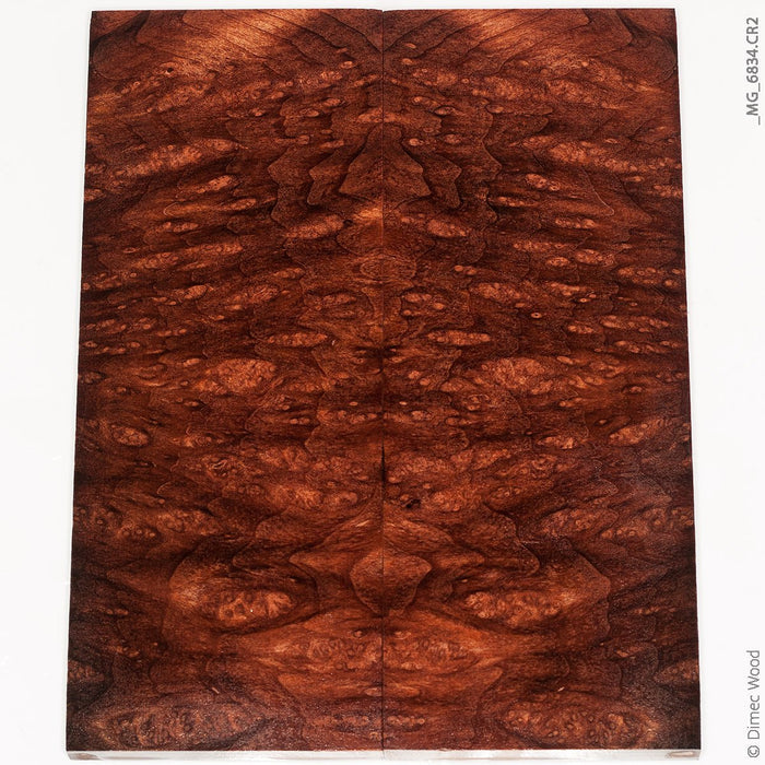 Stabilized wood redwood lace burl panels