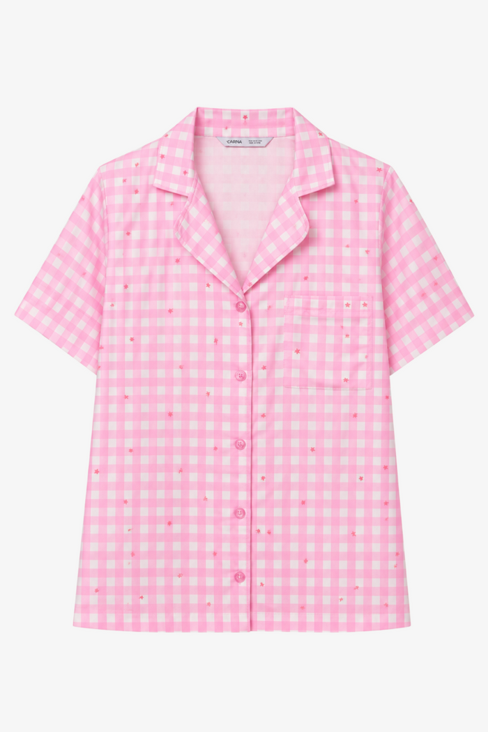 Star-Checkered Pyjama Set