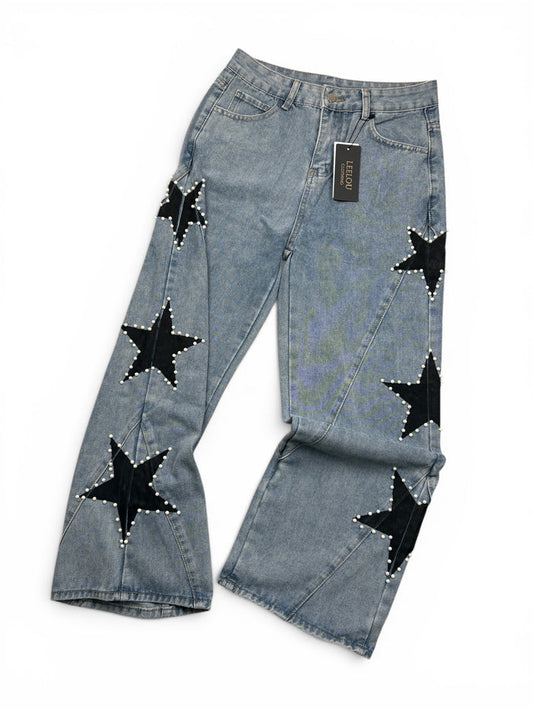 Star Pearl Baggy Jeans