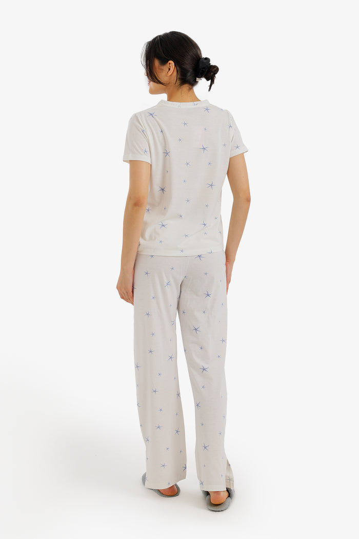 Star Print Pyjama Set