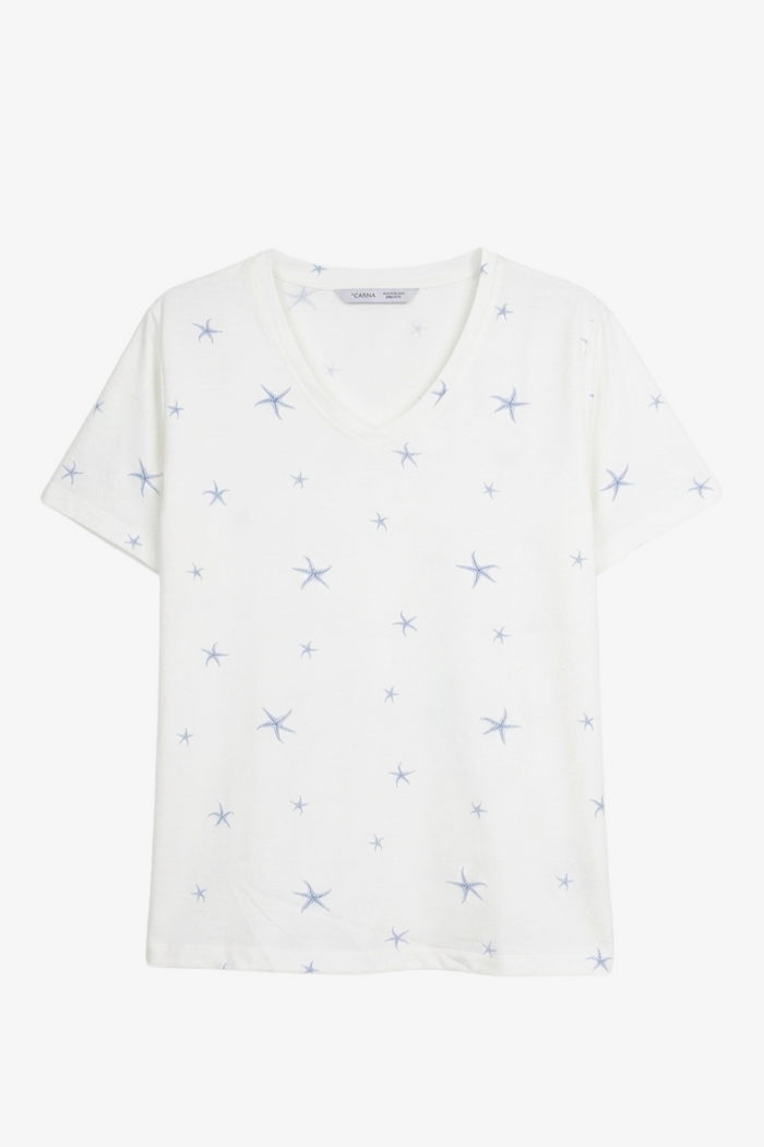 Star Print Pyjama Set