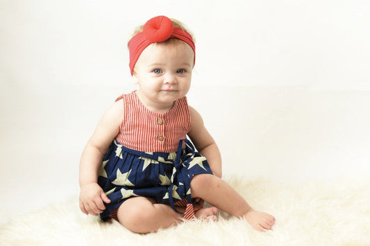Stars & Stripes Dress Dress Yo Baby Wholesale
