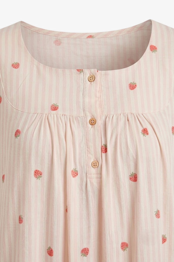 Strawberry Print Nightgown
