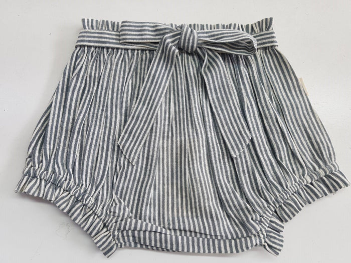 Grey, Mustard, Peach Stripes Print Infant Baby Shorts (3PC SET) 3 Piece Shorts Set Yo Baby Wholesale