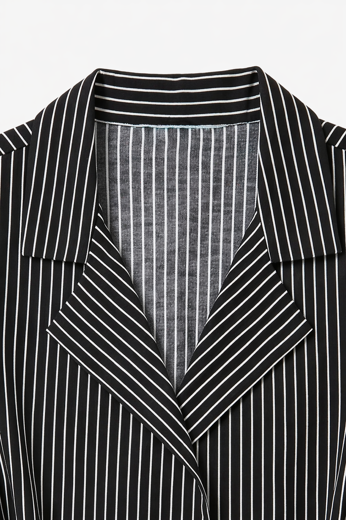Striped Belted Shirt
