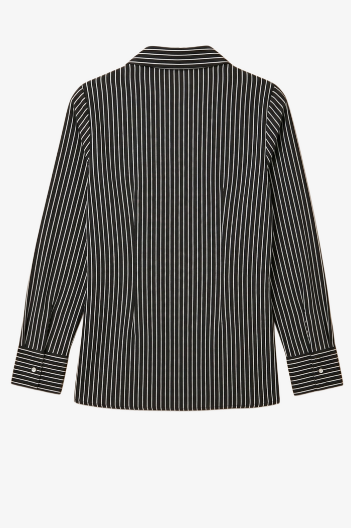Striped Belted Shirt