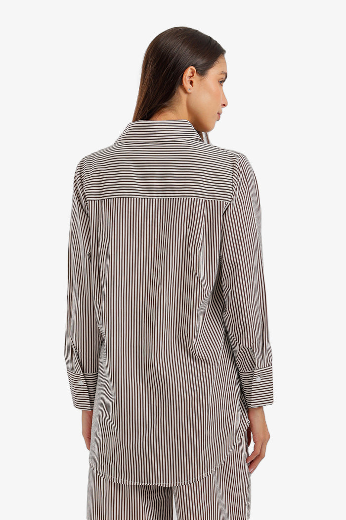 Striped Button-Down Shirt