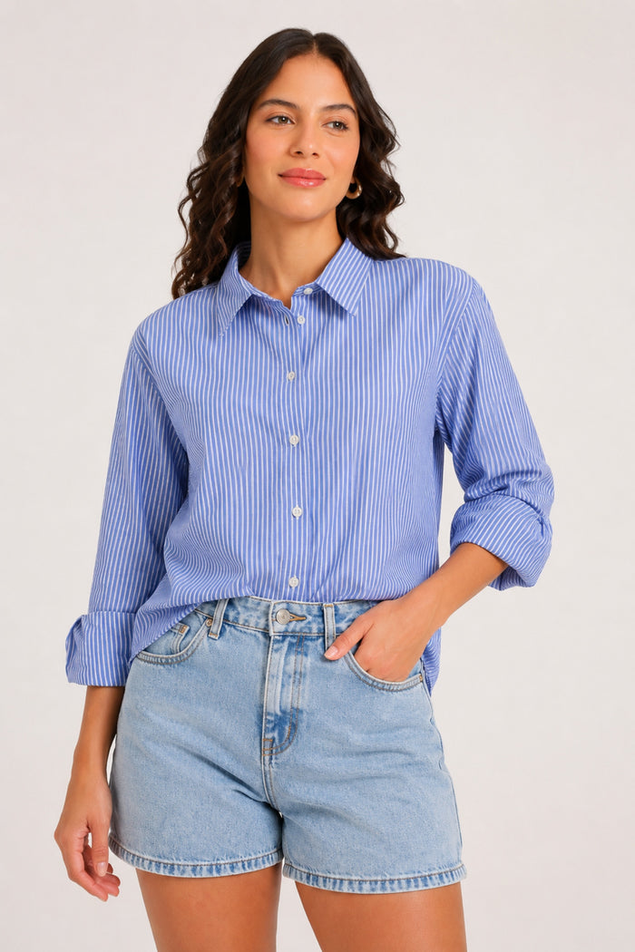 Striped Buttoned Shirt